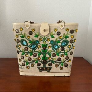 Antique Enid Collins It Grows on Trees Bag